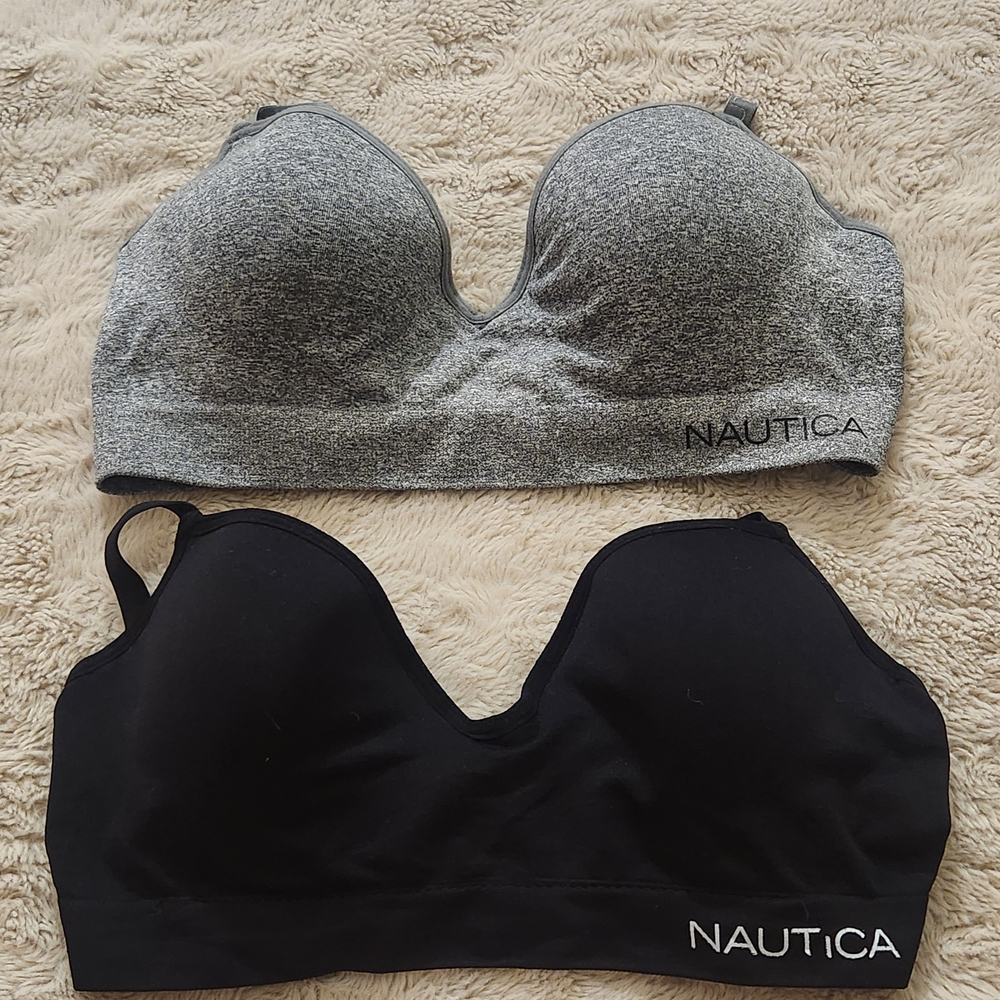 Nautica Women's Gray and Black Intimates Set